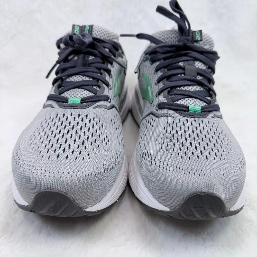 Brooks Ariel 20 Womens Running Shoes Alloy Blackened Pearl Green Size 11 Wide